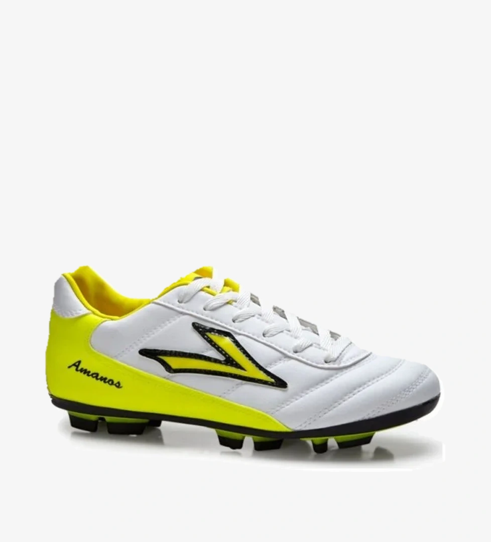 Lig Amanos Beyaz Neon Sarı Erkek Krampon Ayakkabı model görseli