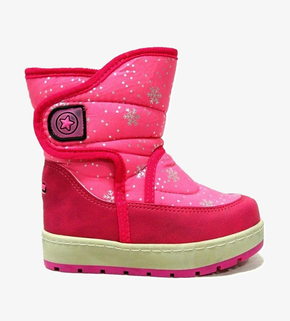 Le Petit Fuşya İçi Kürklü Kız Çocuk Kar Botu - Görsel 1