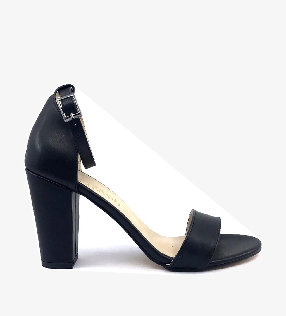 Gi̇zsah Ayakkabımood Gizzah Siyah 9Cm Bayan Tek Bant Topuklu Ayakkabı model görseli