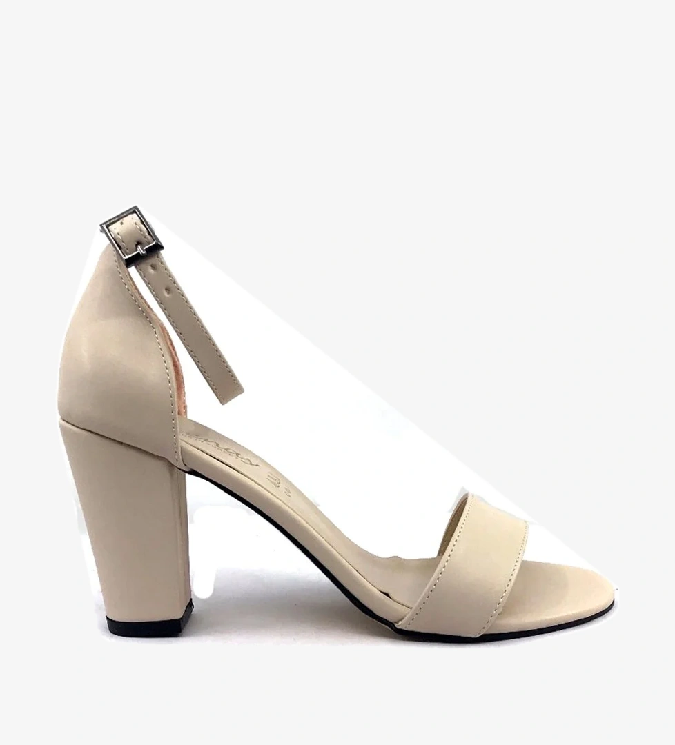 Gi̇zsah Ayakkabımood Gizzah Ten 9Cm Bayan Tek Bant Topuklu Ayakkabı model görseli