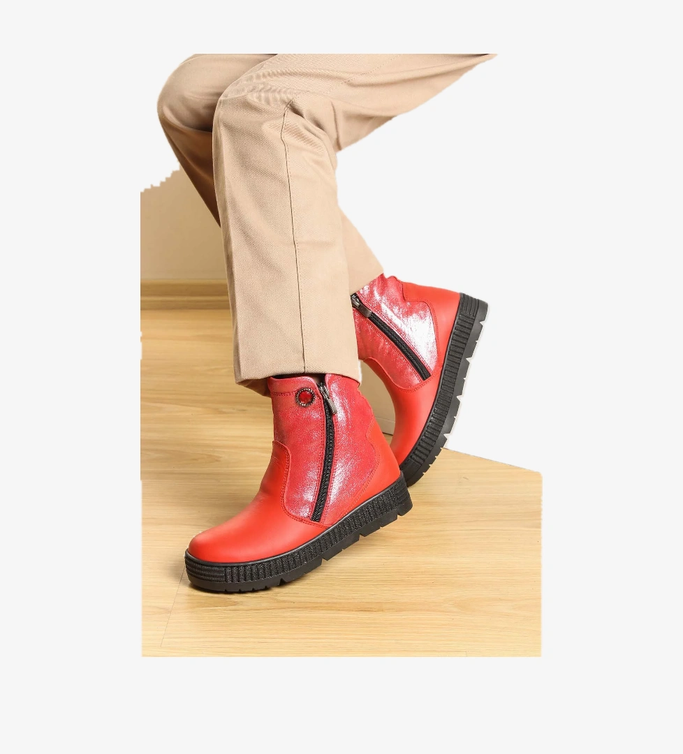 Fast Step Hakiki Deri Kürklü Unisex Çocuk Klasik Bot 769kxa125 model görseli