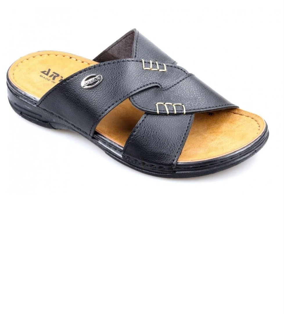 Aryan 003-02 Ortapedik Siyah Erkek Günlük Terlik model görseli