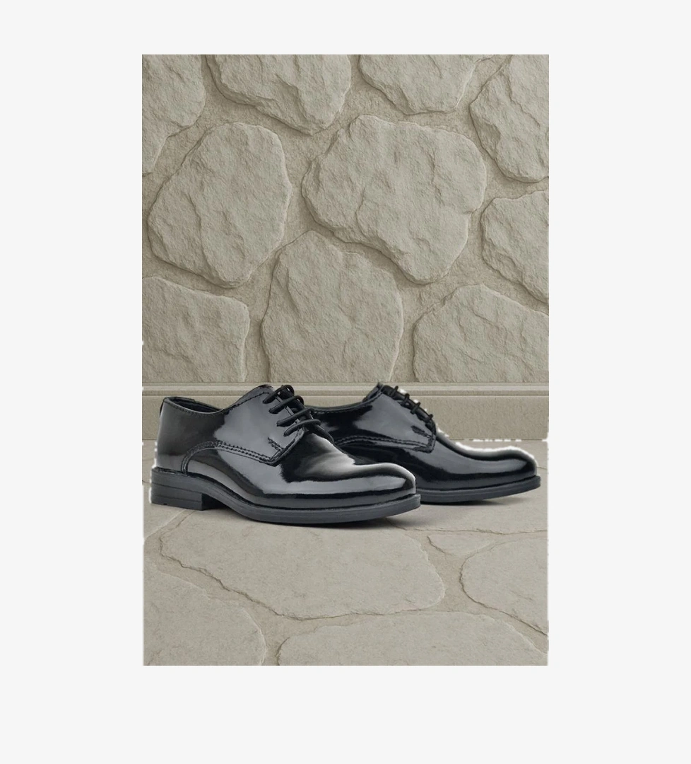 Rakerplus Siyah Rugan Bağcıklı Oxford Çocuk Ayakkabı model görseli