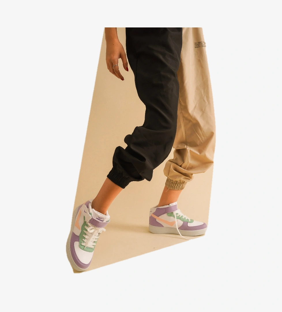 Uzun Bilekli Spor Sneakers Ayakkabı - Görsel 1