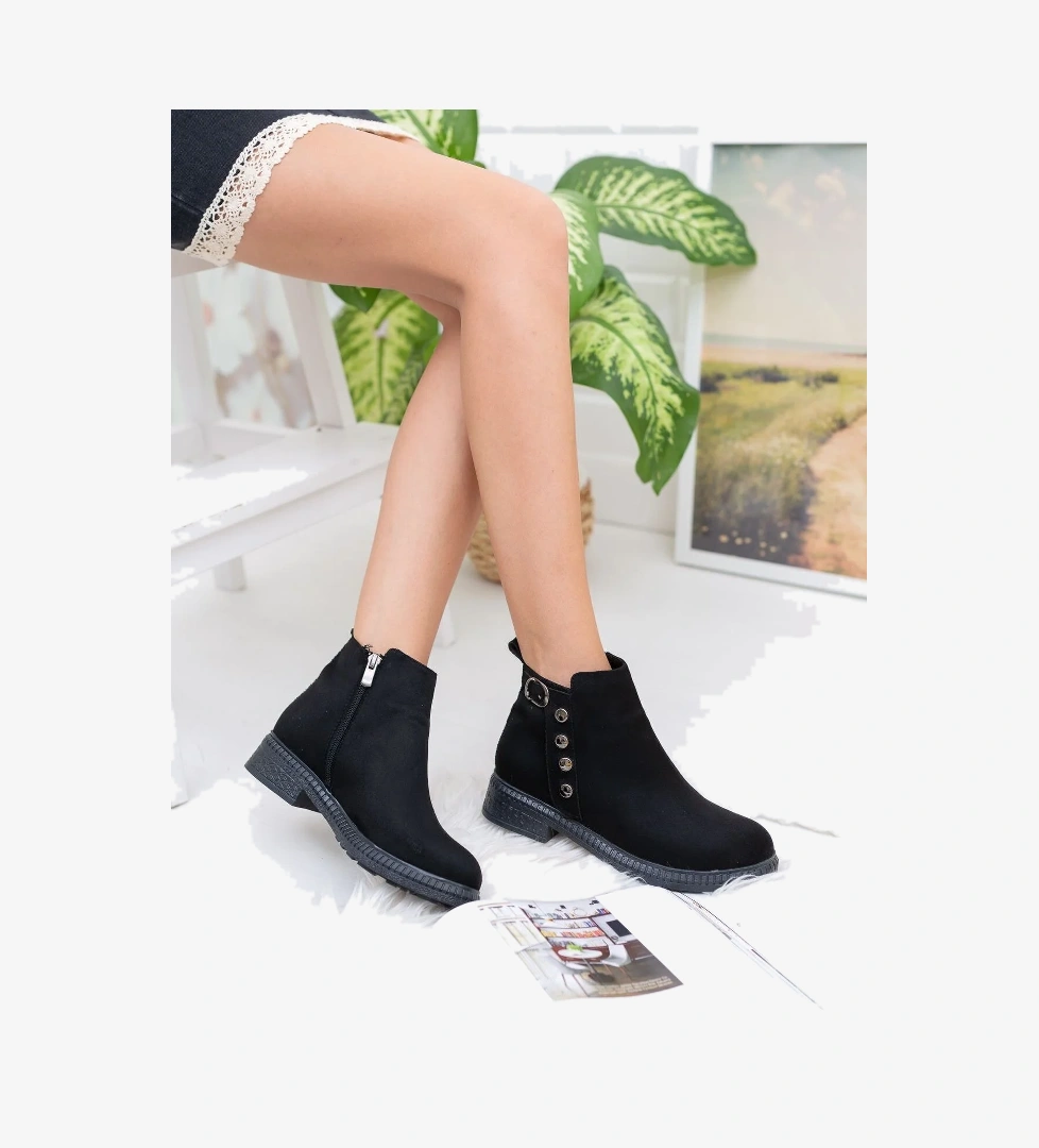 Mehtap Yandan Dört Zımba Tokalı Spor Kadın Bot model görseli