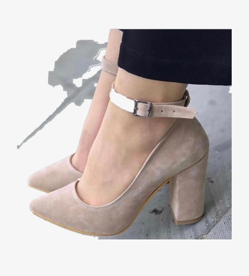 Kocamanlar Öz0010 Bilek Bağlı Kalın Topuk Stiletto model görseli