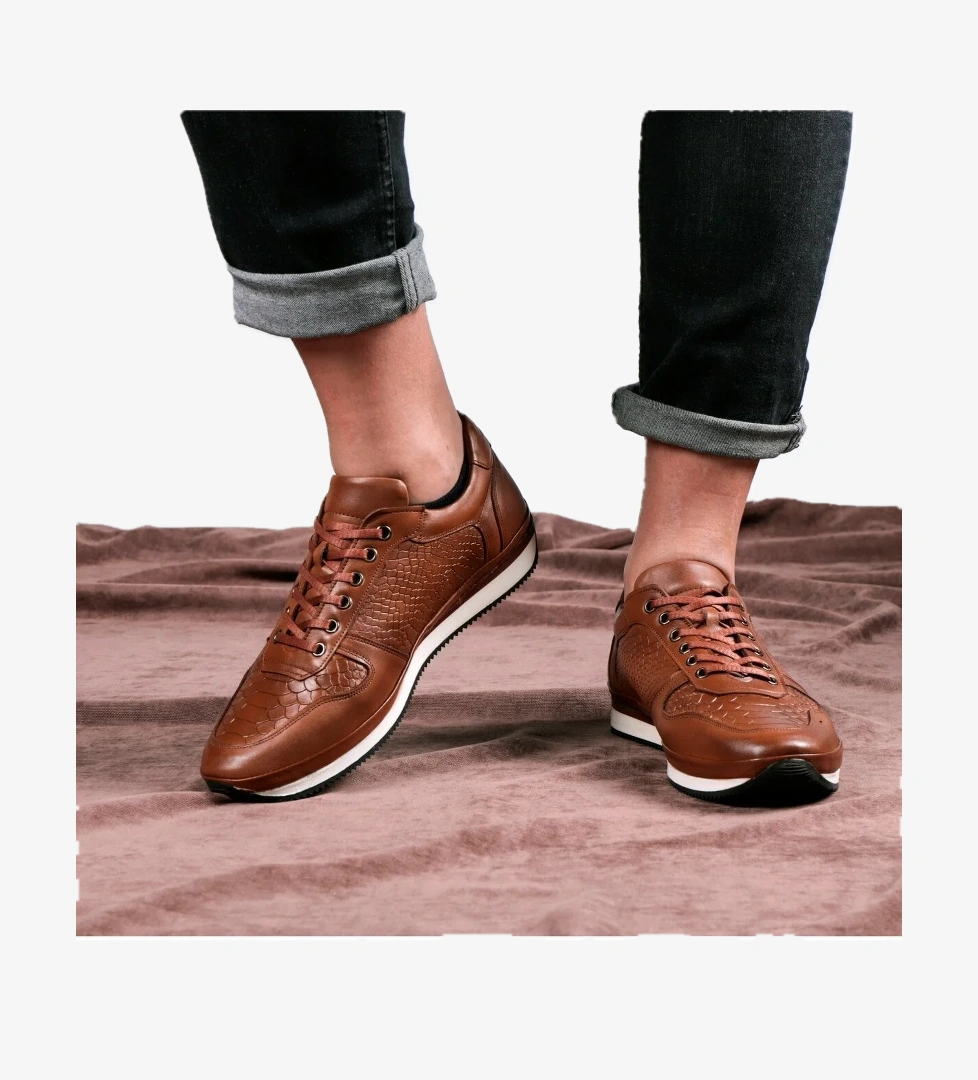 Ageo Hakiki Deri Erkek Günlük Ayakkabı