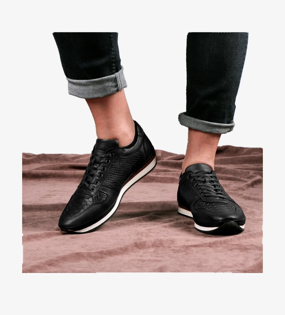 Ageo Hakiki Deri Erkek Günlük Ayakkabı - Görsel 1