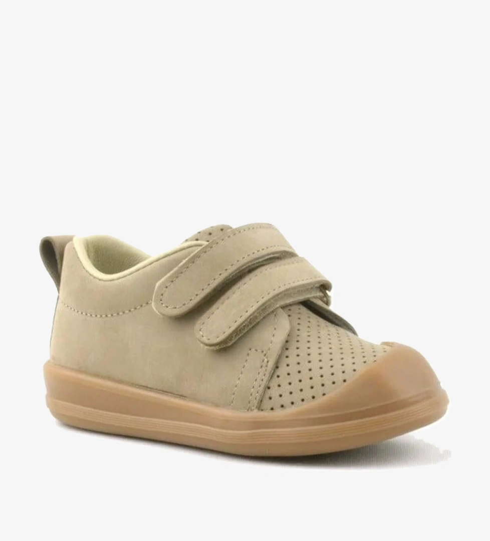 Rakerplus Sonic Hakiki Deri Vizon Cırtlı Anatomik Bebek Spor Ayakkabı Sneaker model görseli