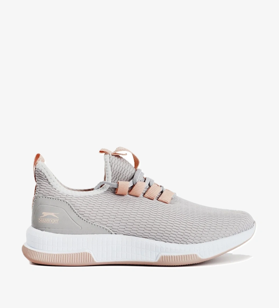 ABENA Sneaker Kadın Ayakkabı Gri / Pembe