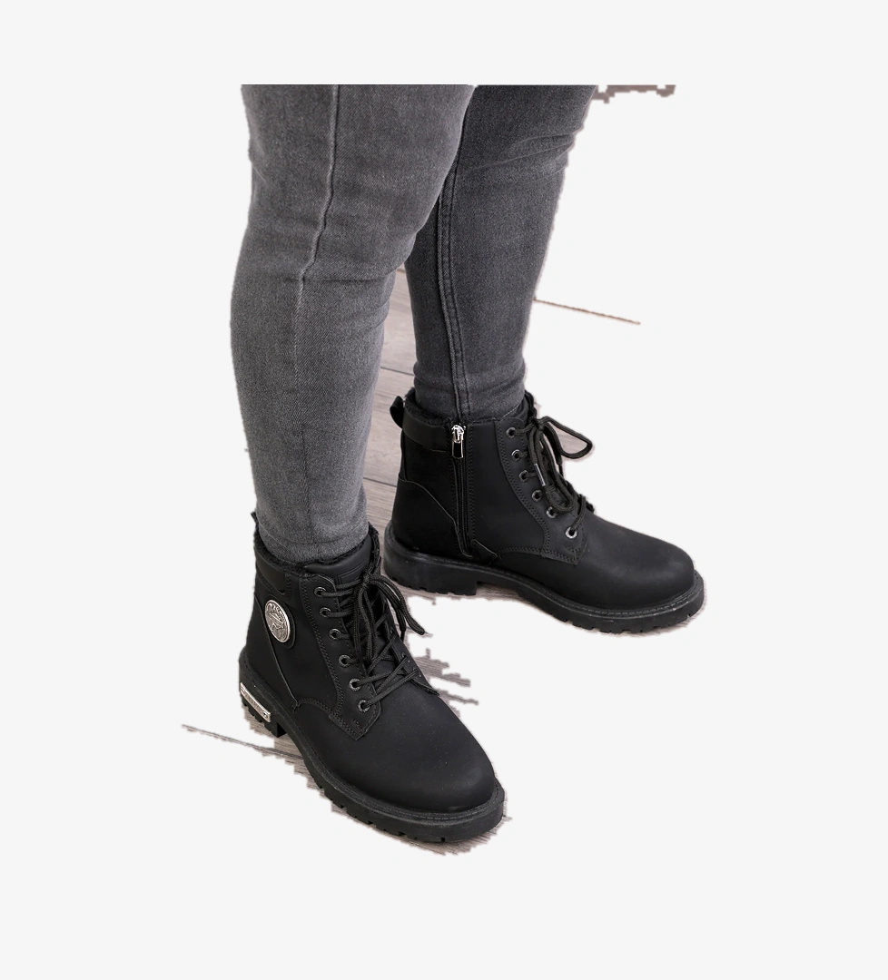 Su Geçirmez Kürklü Kışlık Fermuarlı Bot Kauçuk Taban Sağlam Outdoor Garantili Ürün SİYAH - Görsel 1