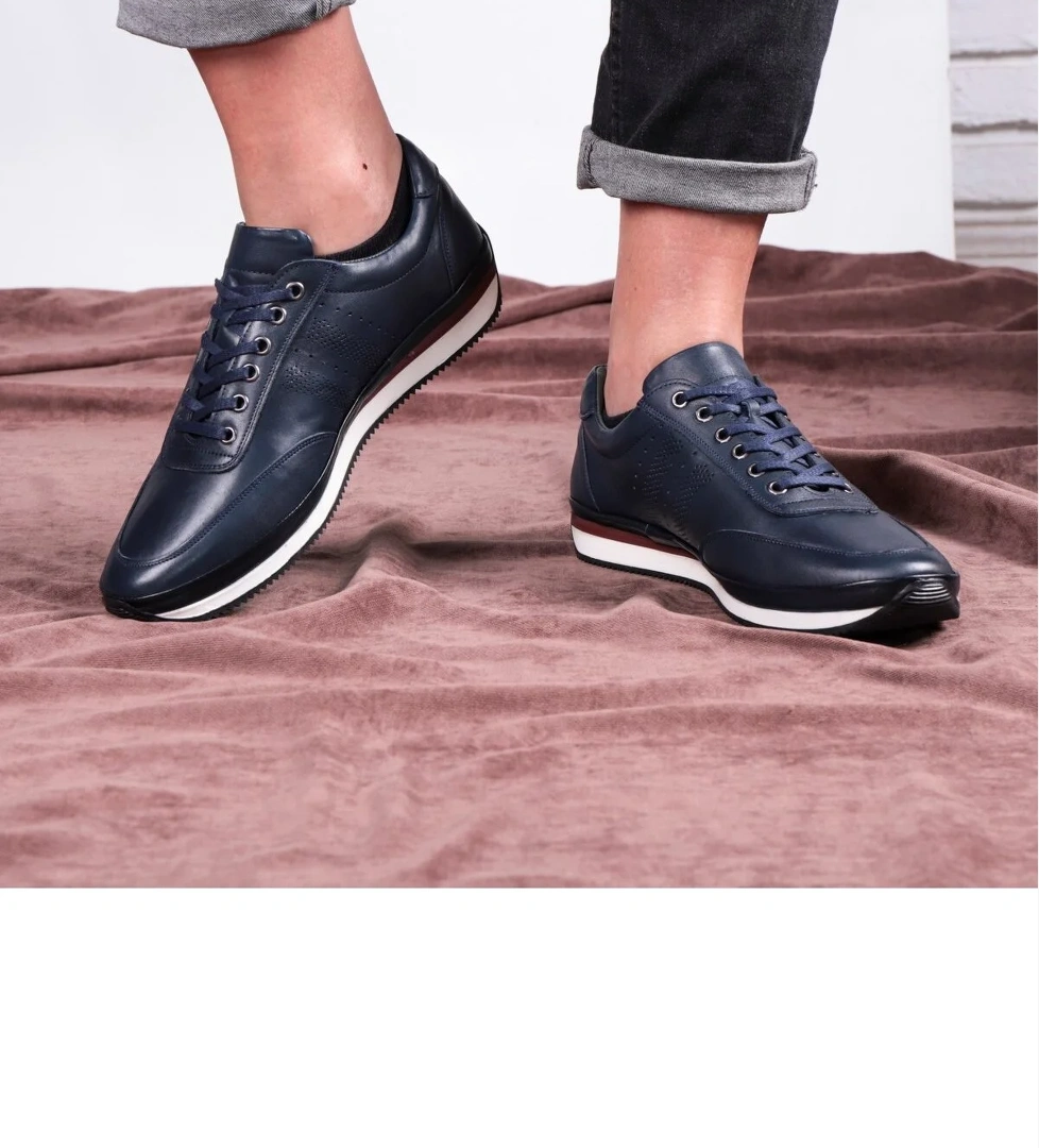 Fagola Hakiki Deri Erkek Günlük Ayakkabı, Casual Ayakkabı, %100 Deri Ayakkabı, 4 Mevsim - Görsel 1