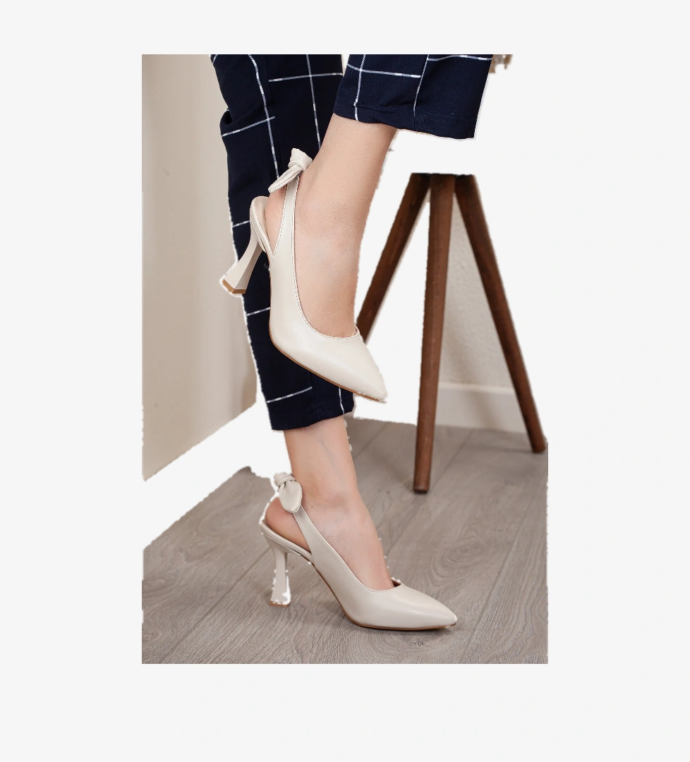 Daxtors Pamela Kadın Arkası Fiyonk Detaylı Stiletto Stiletto_siyah model görseli