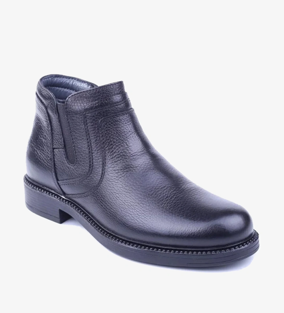 Smart 1041 Erkek Hakiki Deri Günlük Bağcıksız Kürklü Bot model görseli