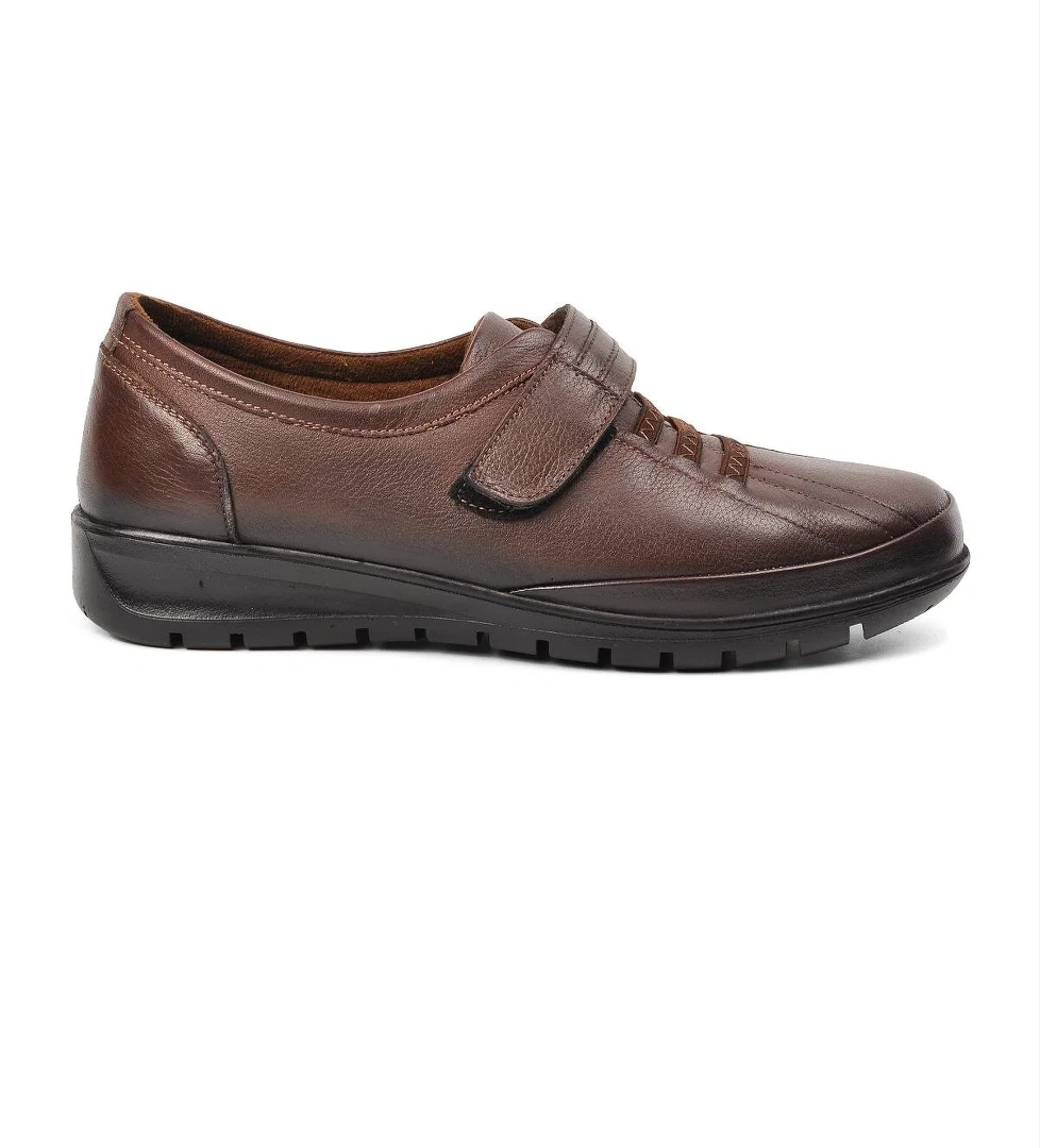 7679 Kahve Kadın Hakiki Deri Günlük Ayakkabı