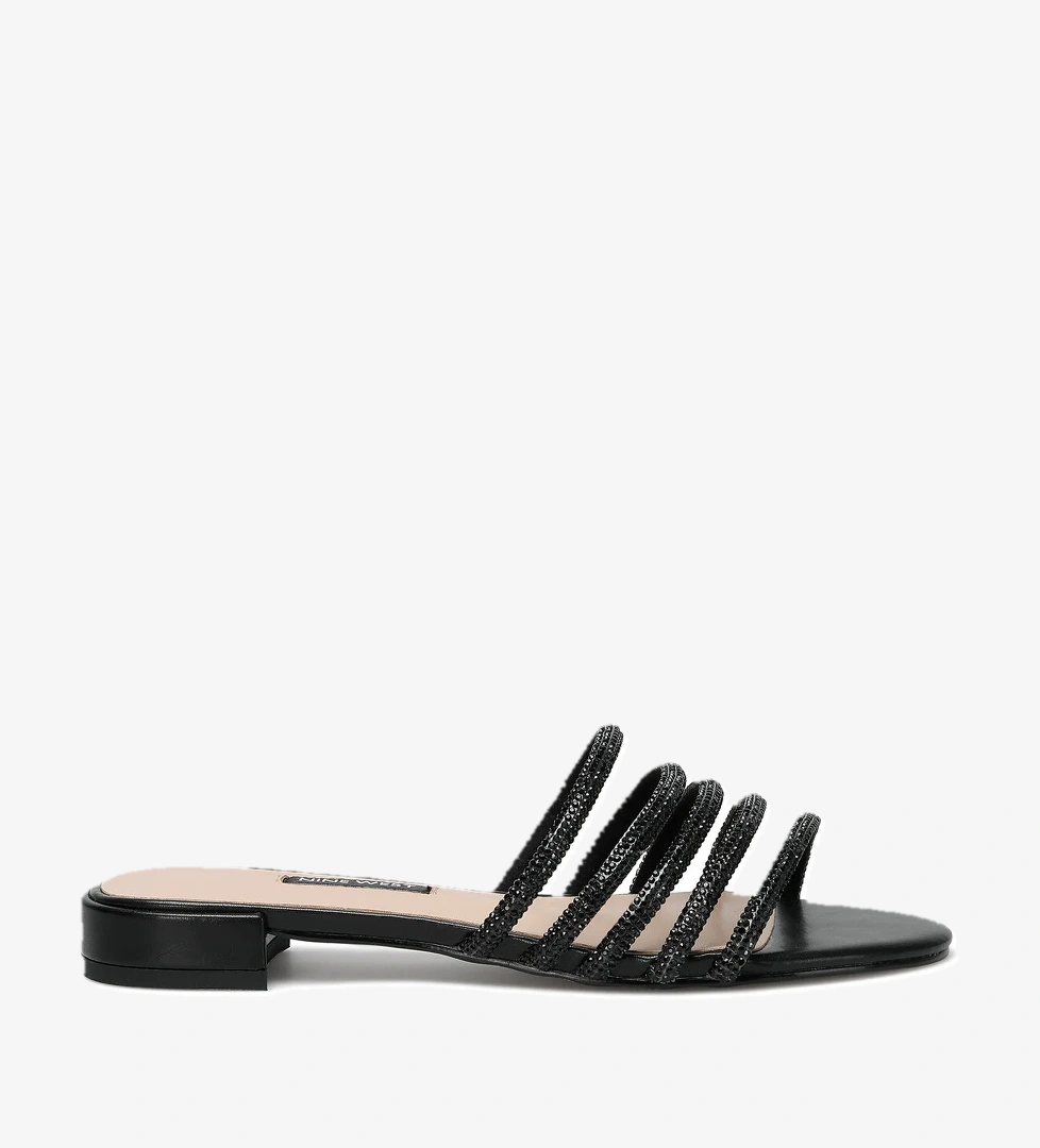 Nine West Nine West YOLEM 2FX Siyah Kadın Düz Terlik Sandalet & Terlik | Flo Siyah - 1. görsel