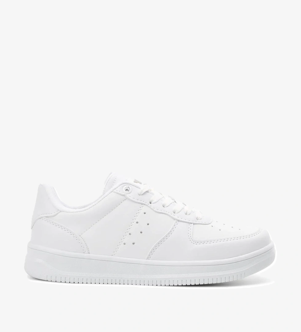 Bern Beyaz Tek Renk Spor Ayakkabı - Görsel 1