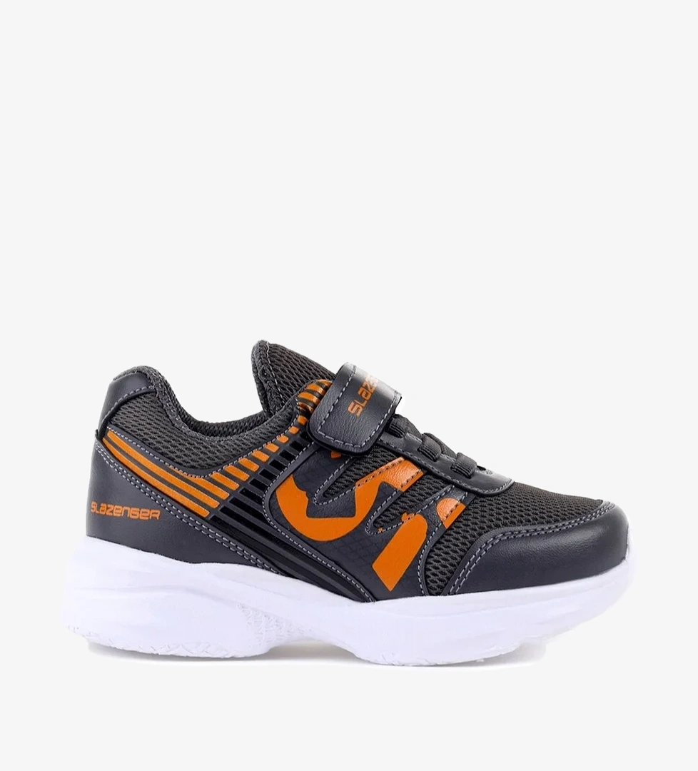 Slazenger KING Erkek Çocuk Sneaker Ayakkabı Koyu Gri / Turuncu model görseli