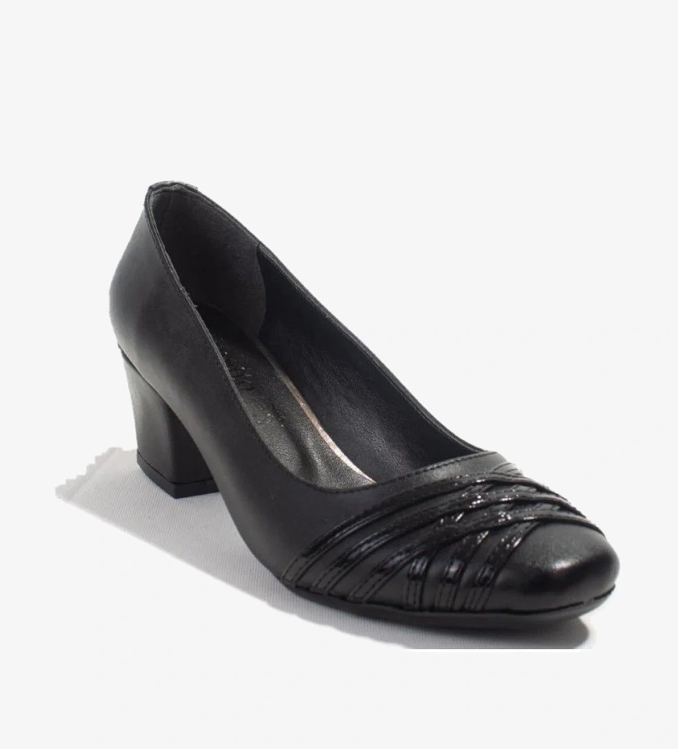 Dagoster DZA07-7268641 Siyah Klasik Topuklu Kadın Ayakkabı model görseli