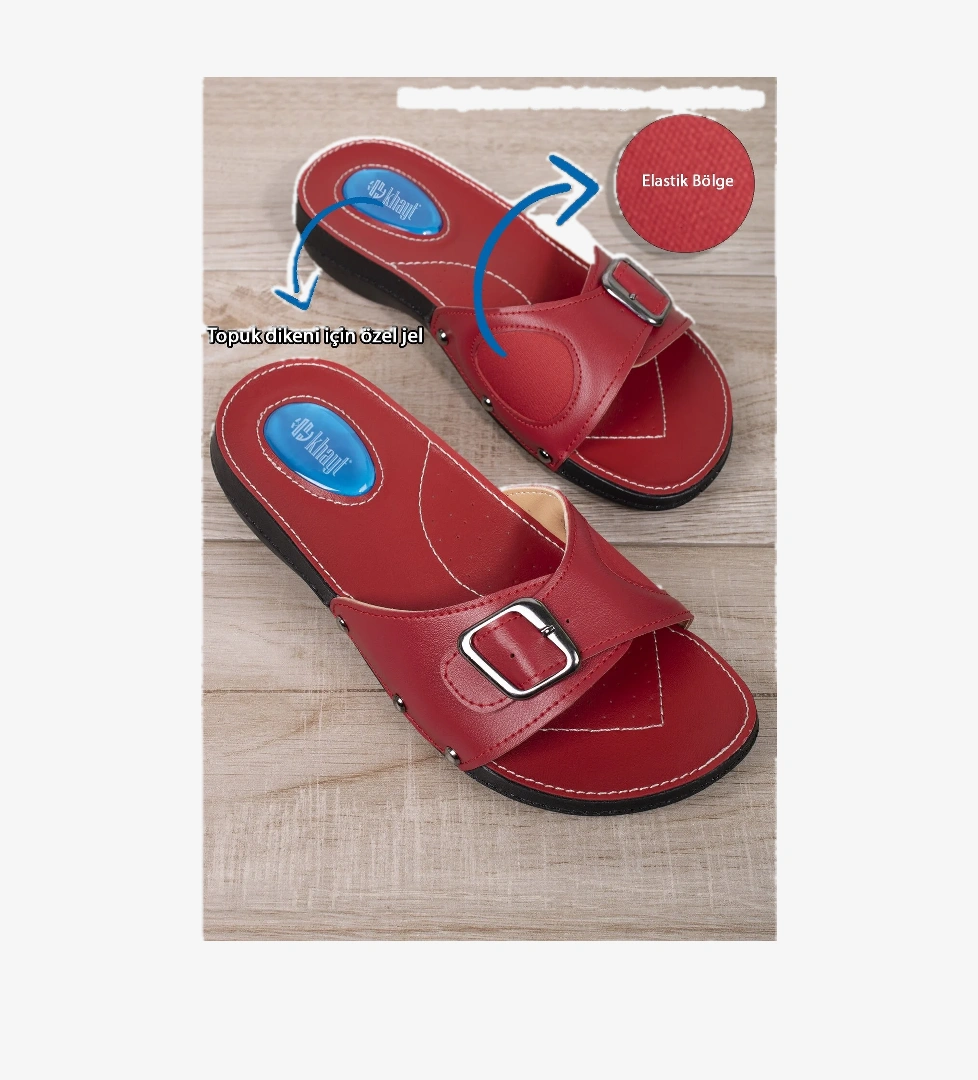 Minel Anatomik Ortopedik Jel Taban Günlük Kadın Terlik