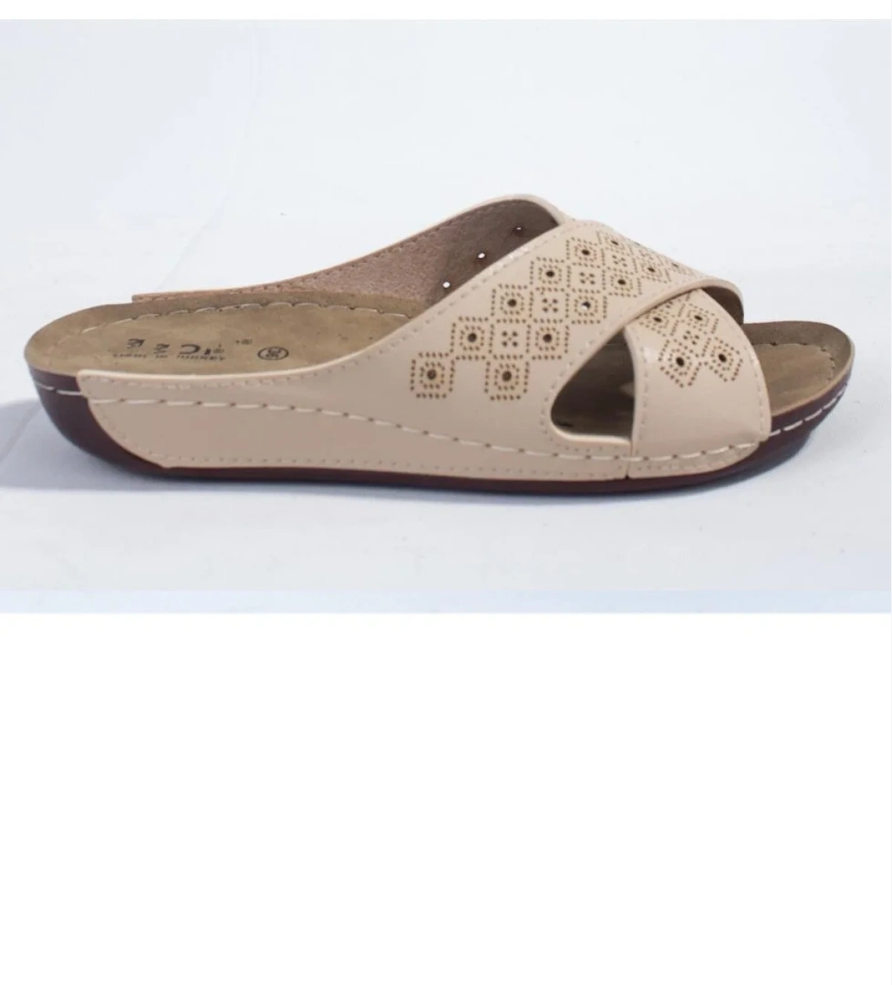 Dagoster DZA37-513 Bej Günlük Ortopedik Kadın Terlik model görseli