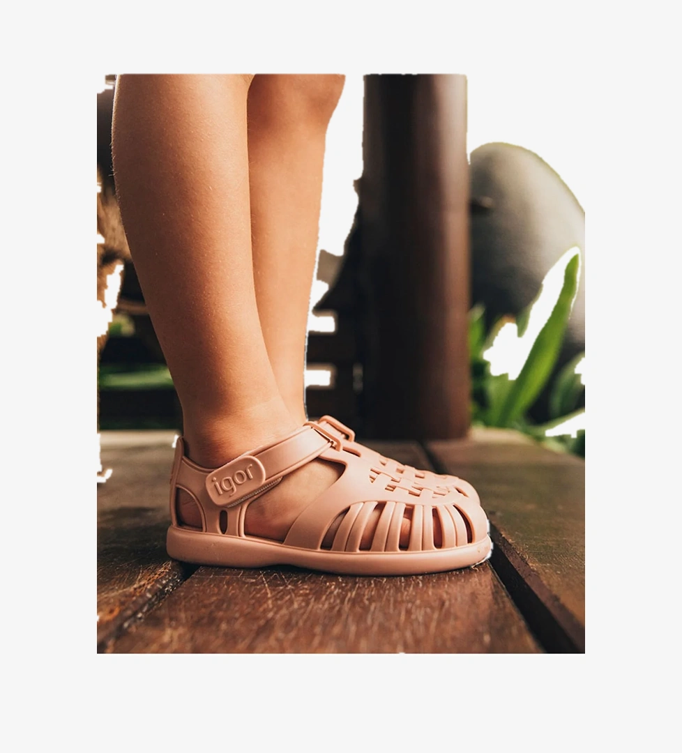 Unisex Çocuk Sandalet S10271 PUDRA