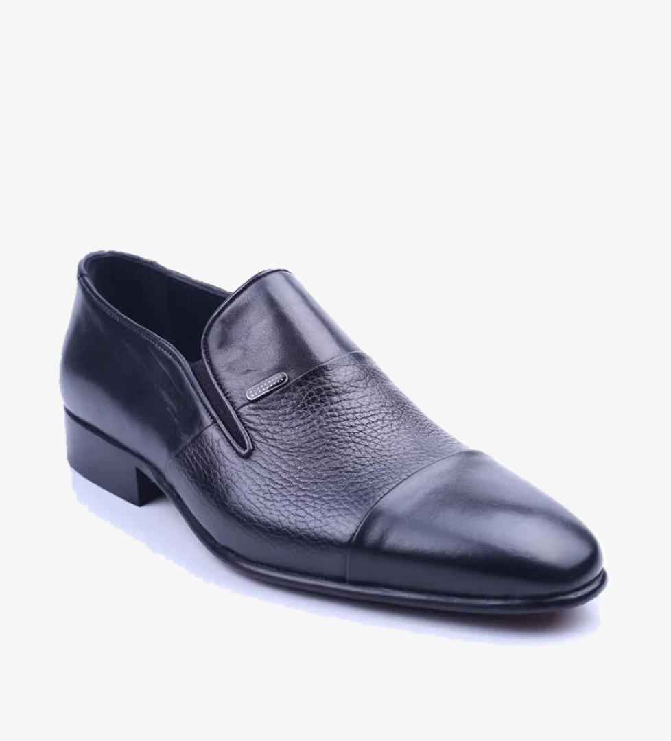 2338 Erkek Klasik Kösele Taban Günlük Deri Ayakkabı - Görsel 1