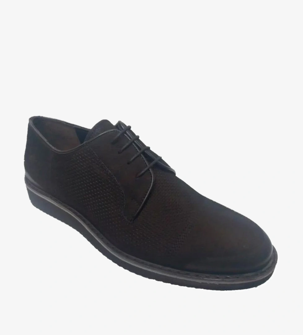 Fix 2162 Hakiki Nubuk Deri Düz Taban Erkek Ayakkabı model görseli