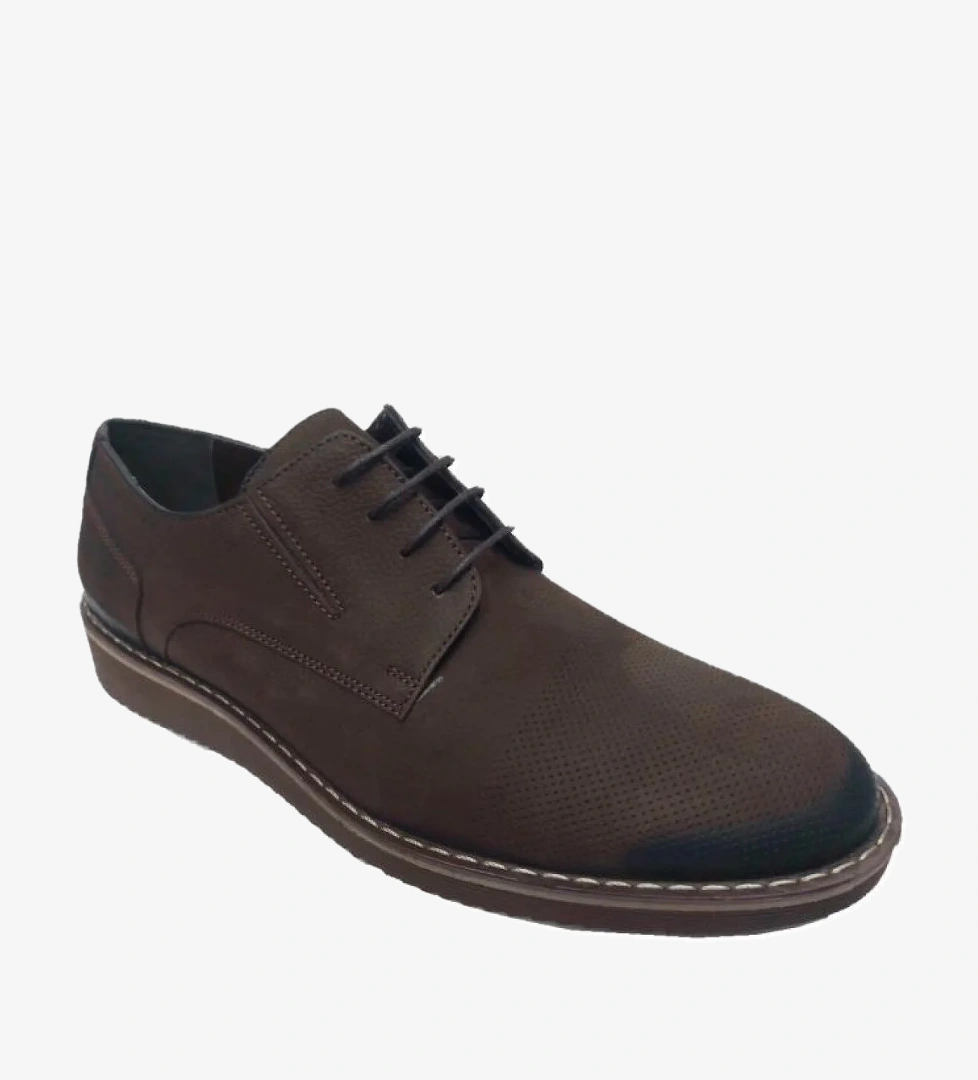 Fix 18 Hakiki Nubuk Deri Düz Taban Erkek Ayakkabı model görseli