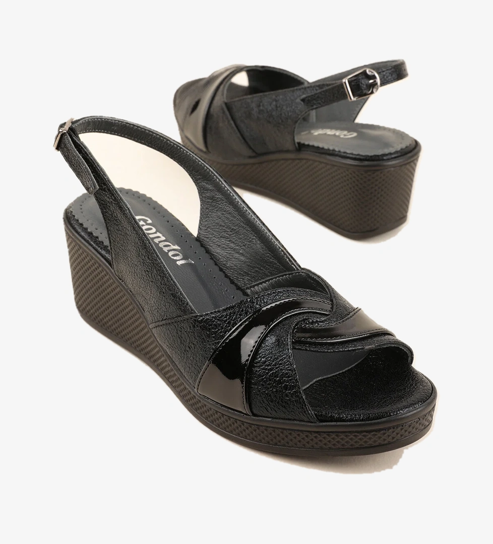 Gondol Kundura Gondol İçi Deri Sandalet Mikay.2013 model görseli