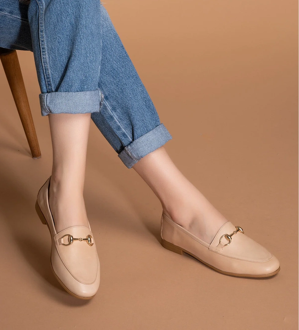 Gondol Kundura Gondol Hakiki Deri Kadın Babet Iz.3501 model görseli