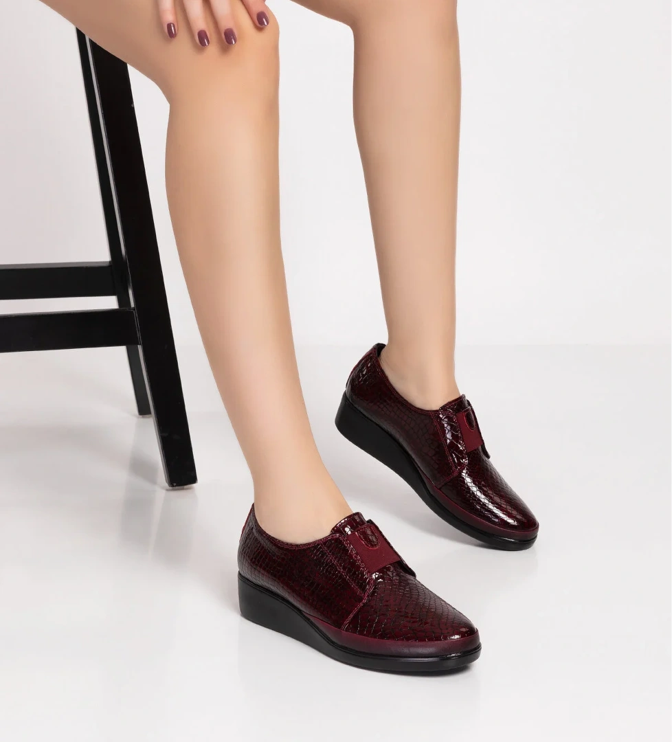 Gondol Kadın Hakiki Deri Anatomik Taban Rahat Ayakkabı elnr.1201-1