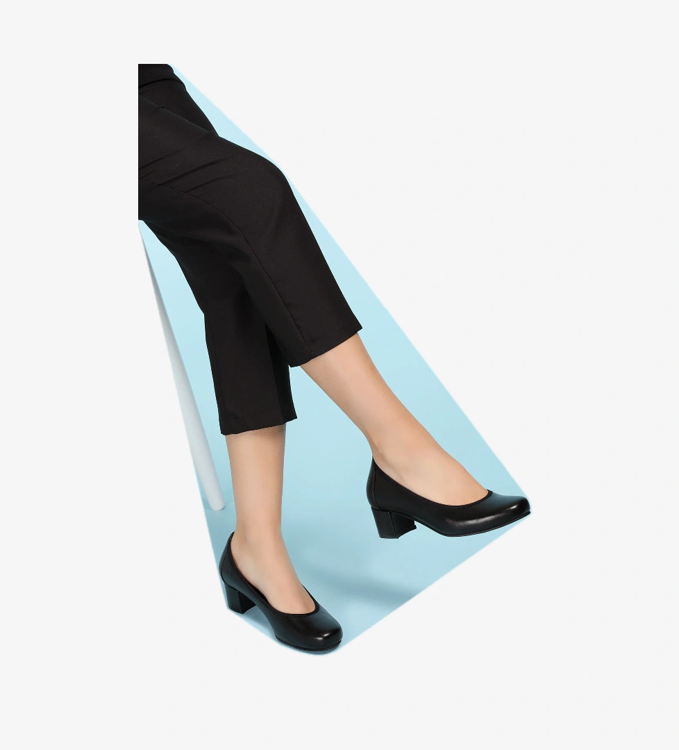 Gondol Kadın Hakiki Deri Rahat Günlük Topuklu Ayakkabı şhn.280