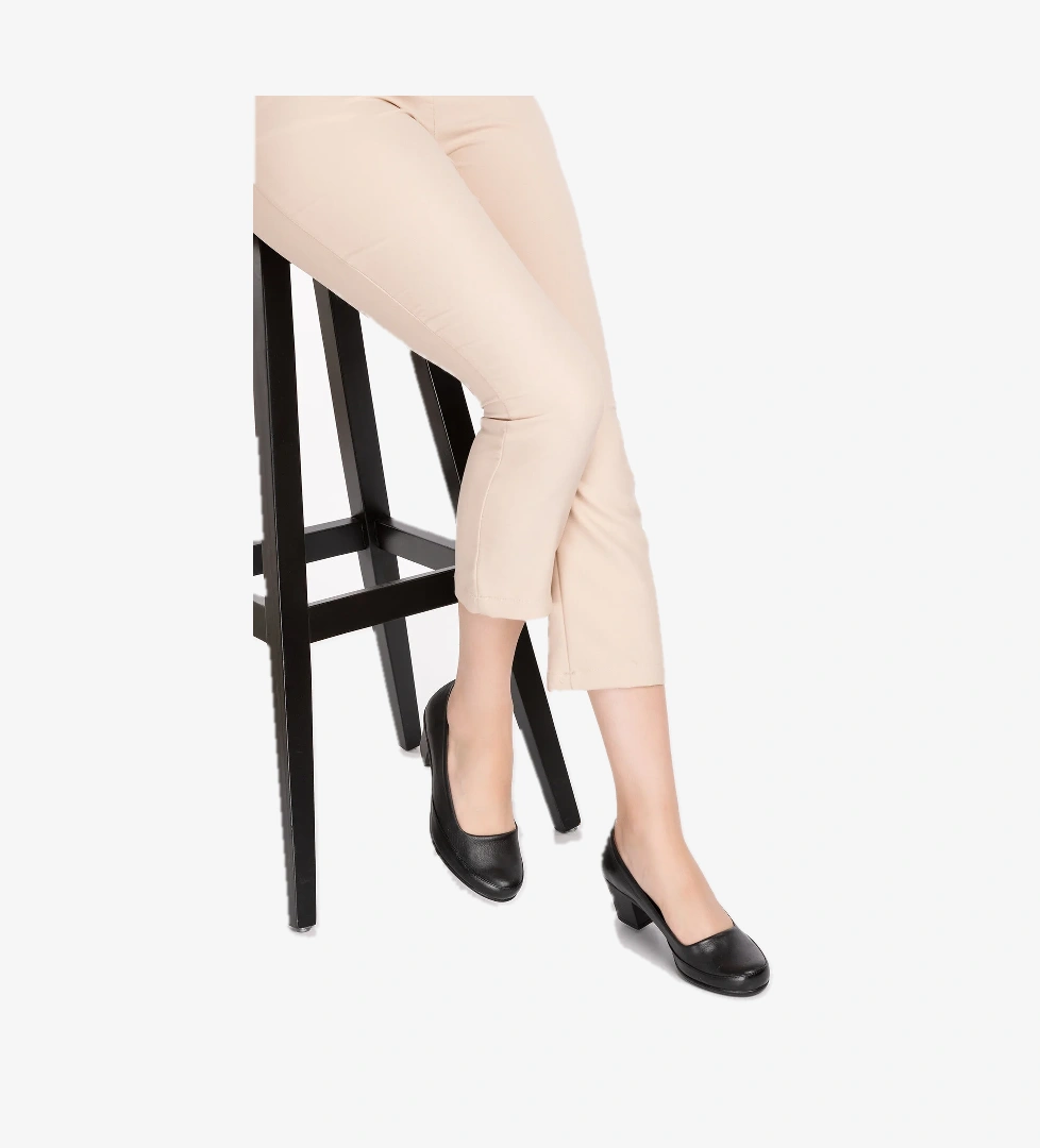 Gondol Kadın Hakiki Deri Klasik Topuklu Ayakkabı vdt.8080