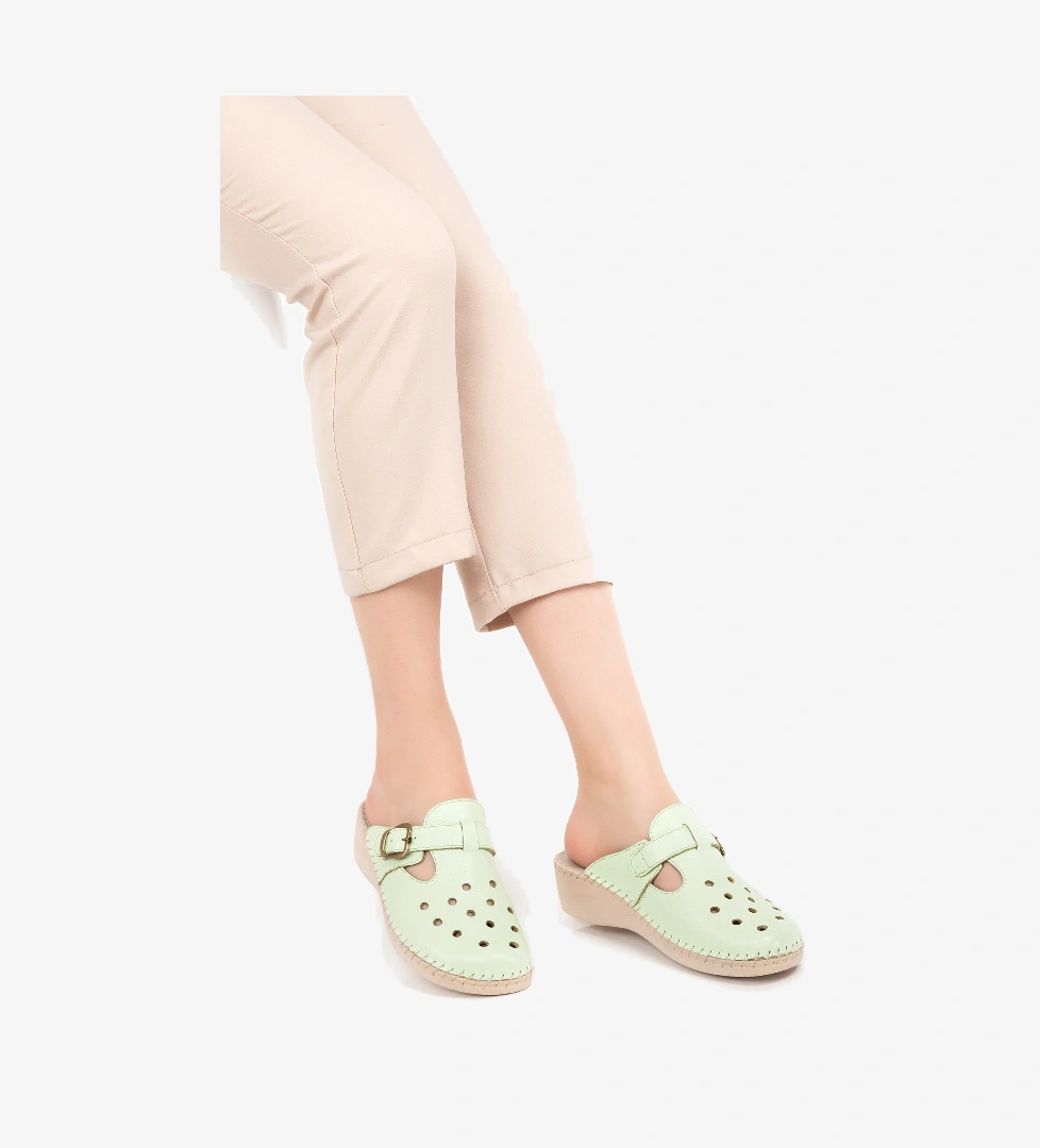 Gondol Ortopedik Deri Sabo Terlik yprk.510