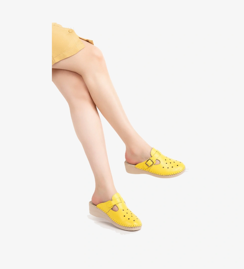 Gondol Ortopedik Deri Sabo Terlik yprk.510