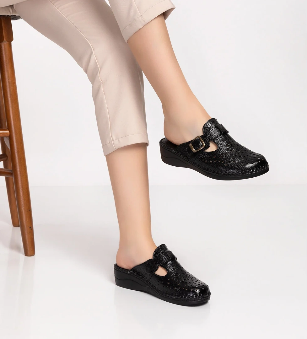 Gondol Kundura Gondol Ortopedik Deri Sabo Terlik yprk.510