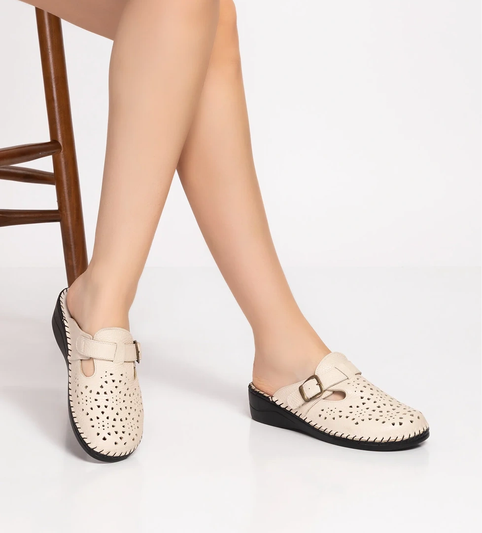 Gondol Ortopedik Deri Sabo Terlik yprk.510