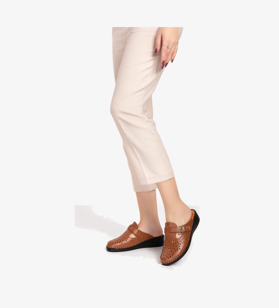 Gondol Ortopedik Deri Sabo Terlik yprk.510