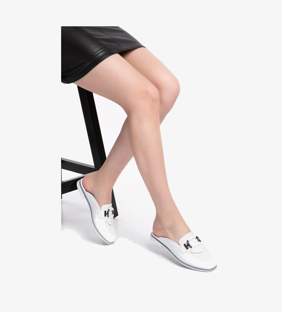 Gondol Kundura Gondol Kadın İçi Dışı Hakiki Deri Loafer Terlik dmr.405 model görseli