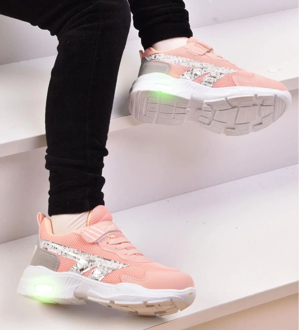Odesa Ayakkabı Kız Çocuk Işıklı Sneaker Spor Ayakkabı