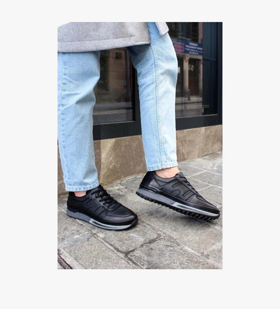 Hakiki Deri Erkek Spor Ayakkabı 600MA326