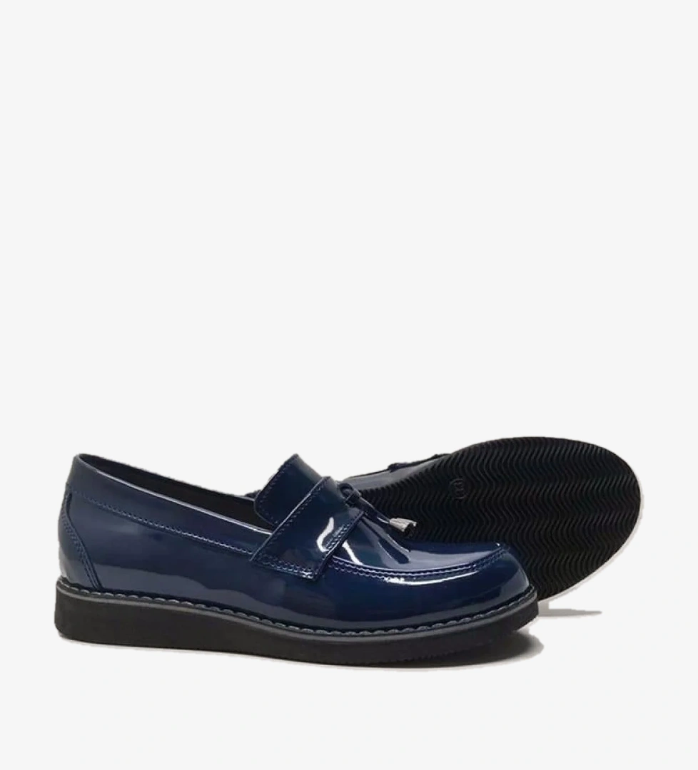 Rakerplus Lacivert Rugan Loafer Çocuk Okul Ayakkabısı model görseli