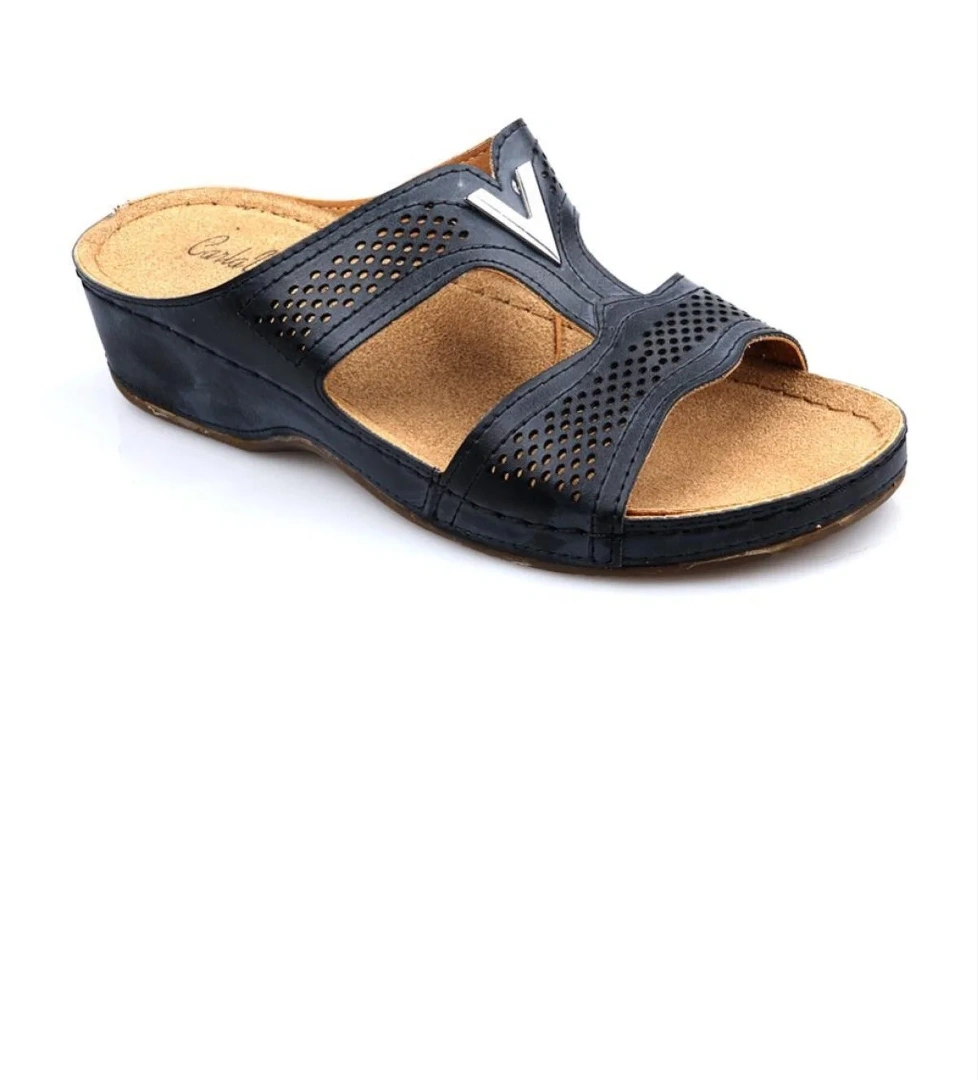 Carla Verde 3025.50 Orto pedik Bayan Terlik - Görsel 1