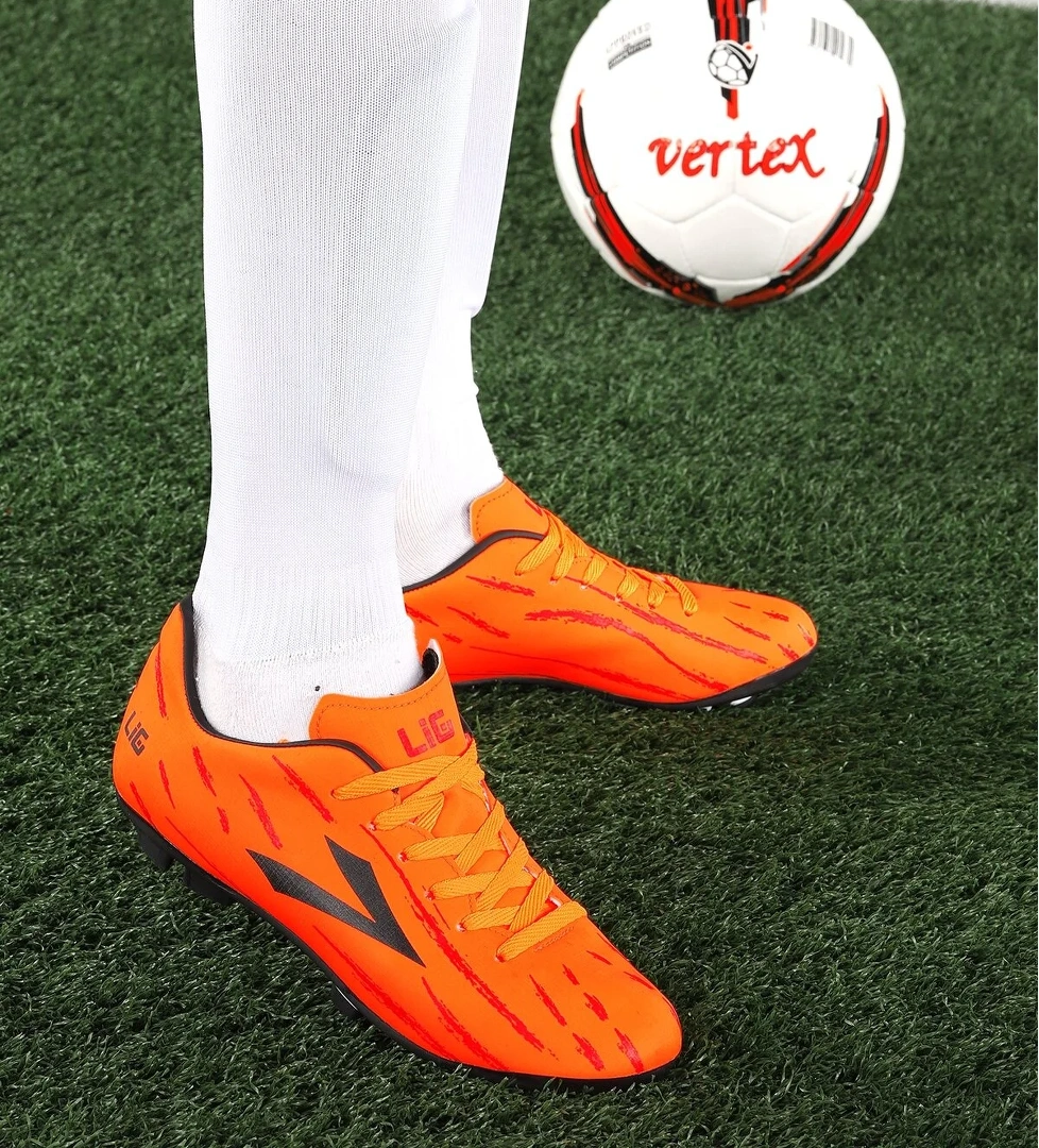 Latmos KM Krampon Çim Saha Erkek Futbol Ayakkabı Turuncu - Görsel 1