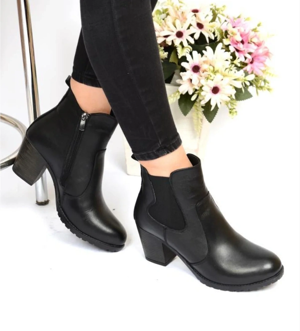 Scavi̇a Scavia Orto Pedik 7 Cm Topuklu Deri Bayan Günlük Bot model görseli