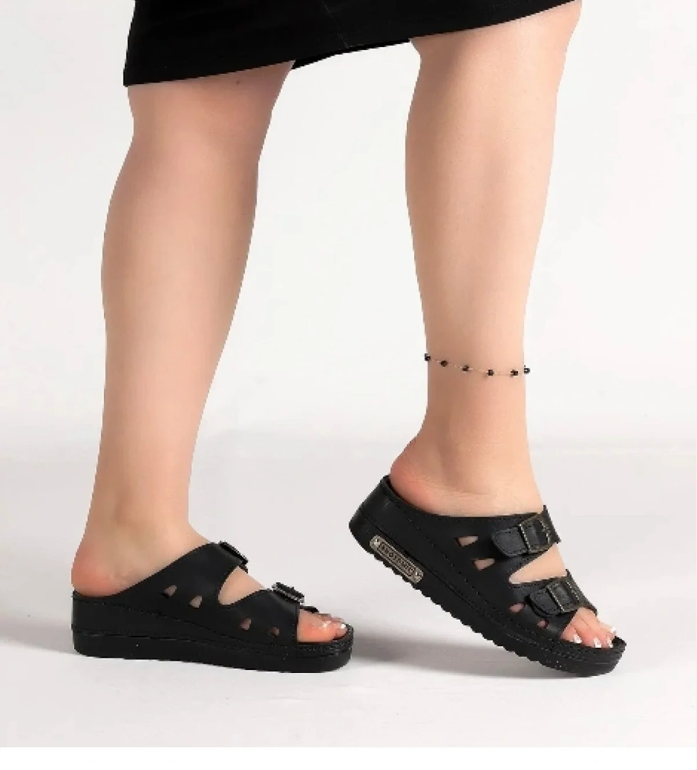 07-043 D.r Tavsiyeli Ortapedik Kadın Terlik - Görsel 1