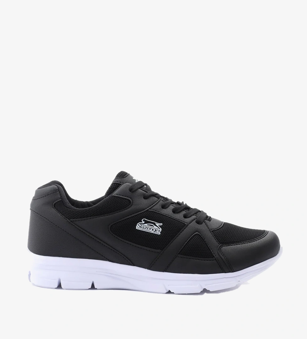 Slazenger PERA Büyük Beden Erkek Sneaker Ayakkabı Siyah / Beyaz