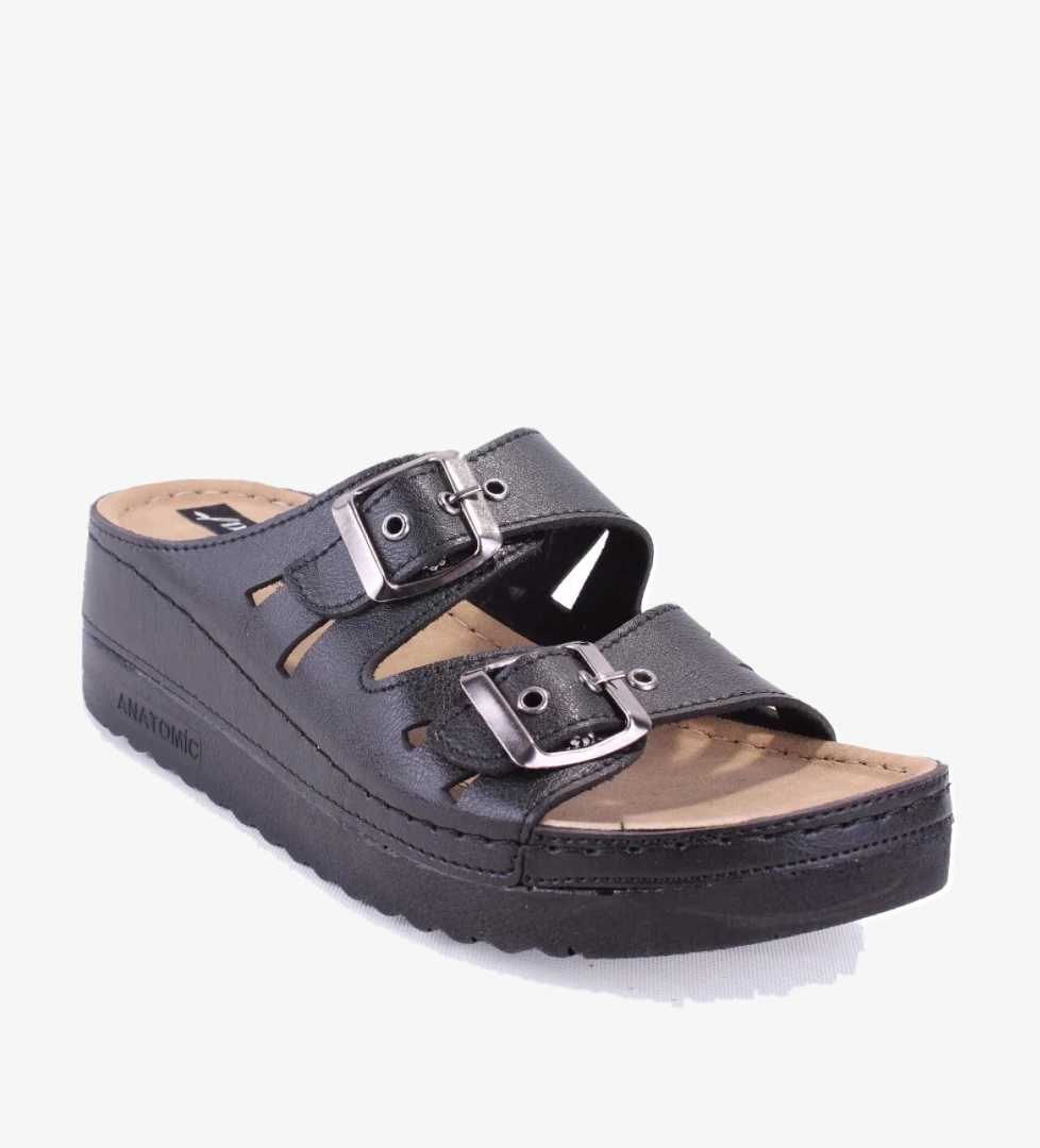 Dagoster DZA37-3001 Siyah Günlük Ortopedik Kadın Terlik model görseli