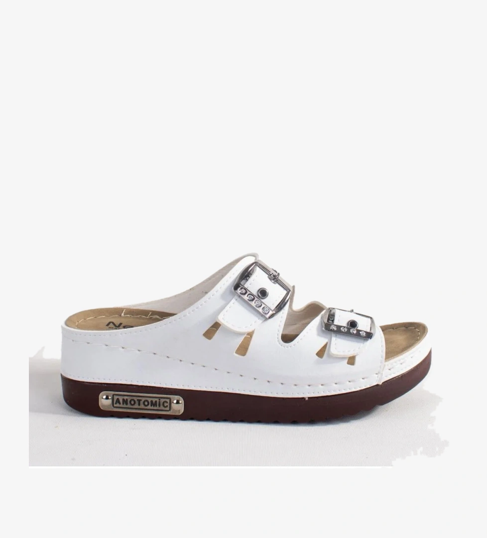 Dagoster DZA37-3001 Beyaz Günlük Ortopedik Kadın Terlik model görseli